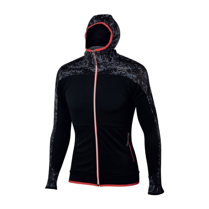 Oppvarming jakke Sportful Rythmo Jacket svart Oppvarming jakke Sportful Rythmo Jacket svart